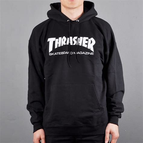 Thrasher Skate Mag Hood Black Beyond
