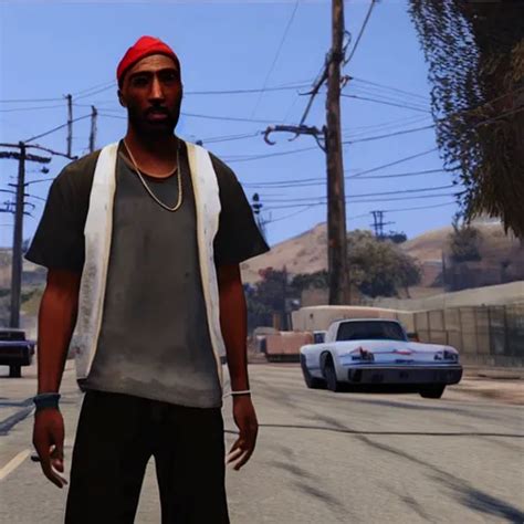 Tupac Shakur In Gta 5 Screenshot Stable Diffusion Openart