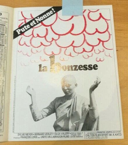 1973 cinema il film francese 14 dec pub la bonzesse sylvie meyer francois jouffa ebay