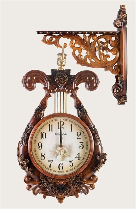 35 Best Wood Carving Clock Images On Pinterest Antique Watches