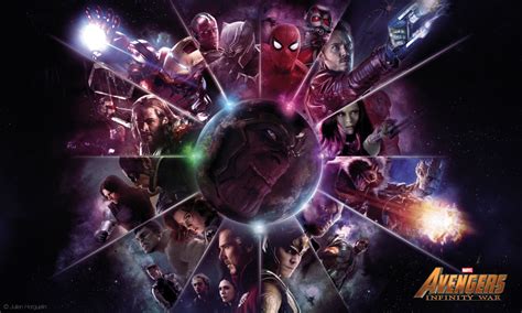 Marvel Avenger Infinity War By Julien Horguelin Cryver