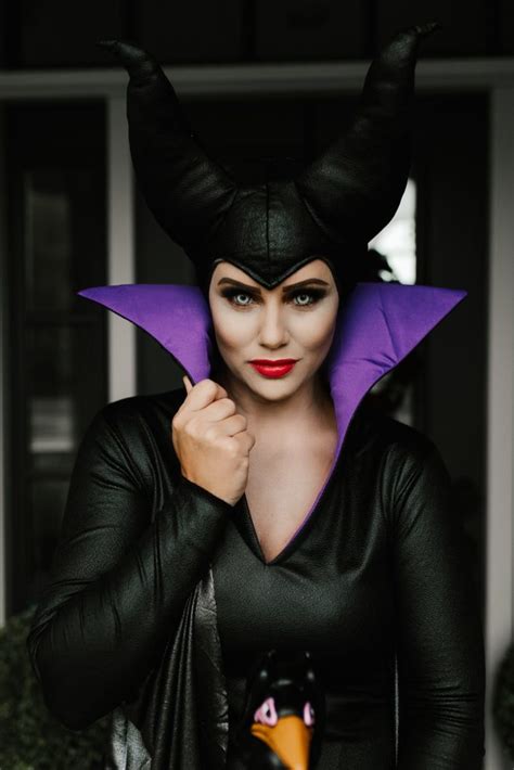 Maleficent Halloween Costume Makeup Kbstyled