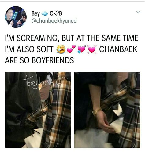 O God This Is So Cute I Mean How The Hell Chanyeol Got To Know That