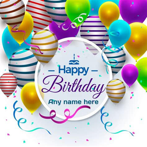 Happy Birthday Wishes Card With Name Edit Images And Photos Finder