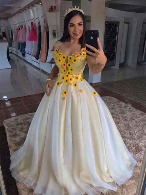 María Mora Atelier Yellow Wedding Dress Yellow Gown Prom Dresses