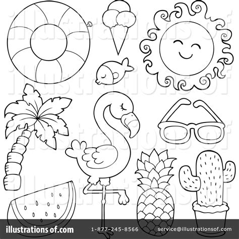 Summer Clipart 1654485 Illustration By Visekart