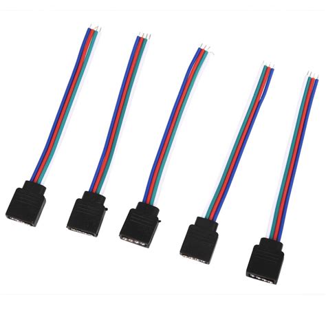 Led Strip Connector 4 Pin To 5 Pin Adapter Jobsalo
