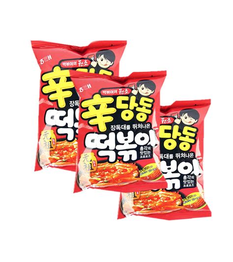 Korean Spicy Rice Cake Flavor Snack Shindangdong Tteokbboki 신당동 떡볶이과자 2