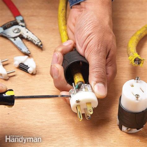 Components of extension cord wiring diagram and some tips. How to Repair a Cut Extension Cord | The Family Handyman