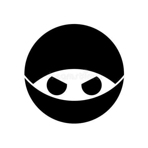 Símbolo De Ninja Ilustración Del Vector Ilustración De Creativo