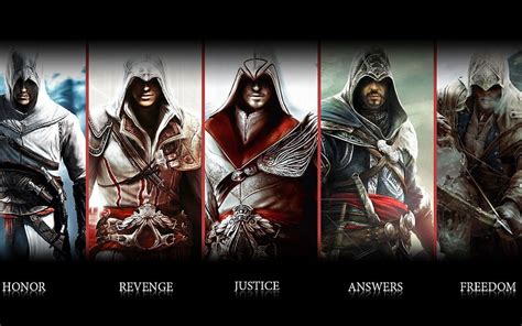 Assassins Creed Altair Ezio Connor Assassins Creed Ezio HD Duvar