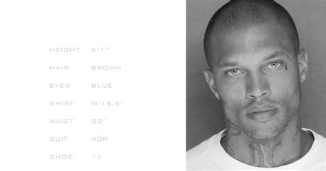 Infamous Hot Convict Jeremy Meeks Signed As Model See His Comp Card