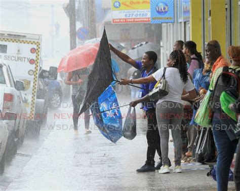 Tobago Trinidad Hit By Rains Rough Seas As Gonzalo Draws Near