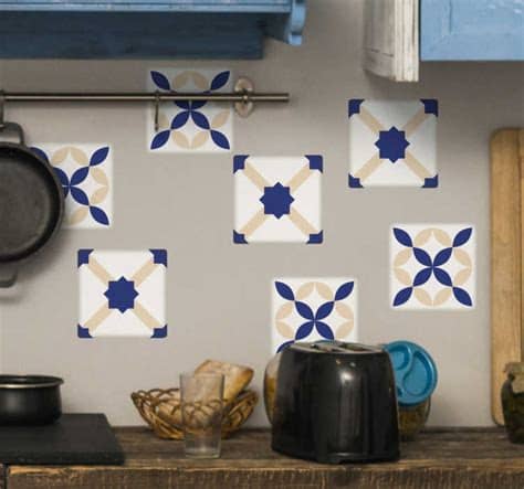 Pegatinas de utensilios de cocina. Vinilo decorativo cerámica cocina - TenVinilo