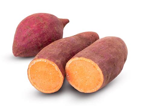 Group Of Sweet Potato Isolated On White Background Premium Photo