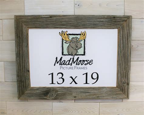 13x19 Barn Wood Picture Frame Classic 3 Etsy