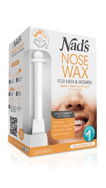 Should you remove nose hair completely? Nad's Hair Removal Nose Wax for Men & Women