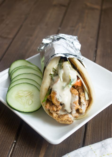 Easy chicken gyros wraps marinated in a lemony yogurt herb sauce, seared and then stuffed in warm pitas with tzatziki sauce, french fries, and tons like with most of the recipes i share here on the blog, i wanted to make sure that this was an easy chicken gyros recipe while still maintaining my motto of. Quick and Easy Chicken Gyros with Tzatziki Sauce | Gimme ...