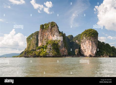 Limestone Island Phang Nga Bay Stock Photo Alamy