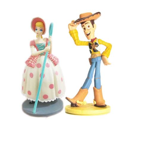 Toy Story 4 Woody And Girlfriend Shepherdess Bo Pee Pvc Action Figure