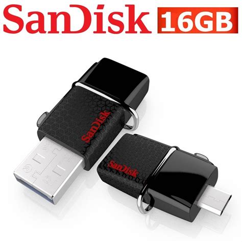 Otg Usb Drive Sandisk Ultra 16gb Dual Otg Usb Flash Drive