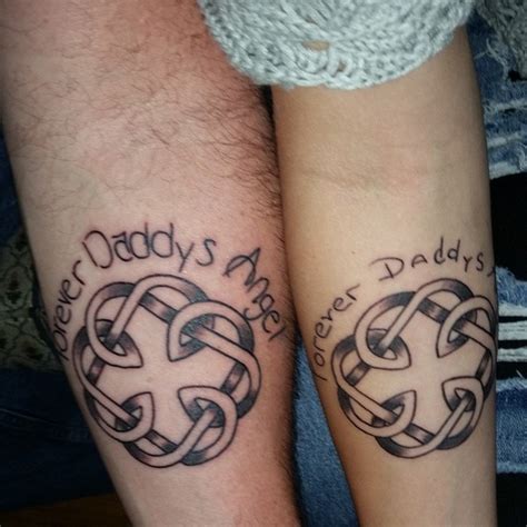 A cool claddagh inspired tattoo? Yamile: Dad And Daughter Tattoos