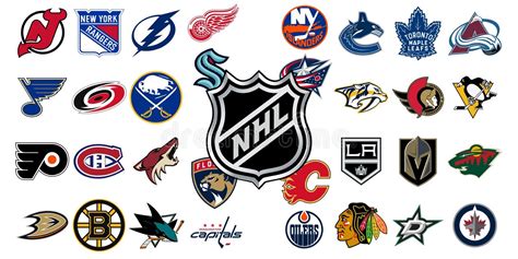 Embleme Logo Icon Nhl National Hockey League Vector Editorial