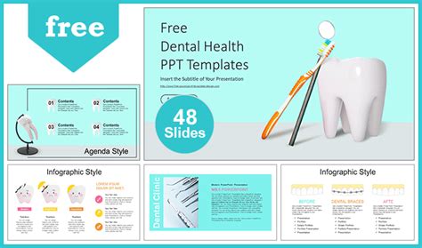 Dental Health Care PowerPoint Templates For Free