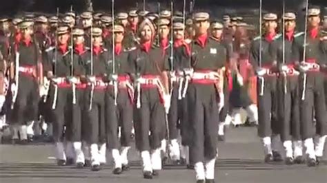 Indian Military Academy Hosts Colourful Passing Out Parade Youtube
