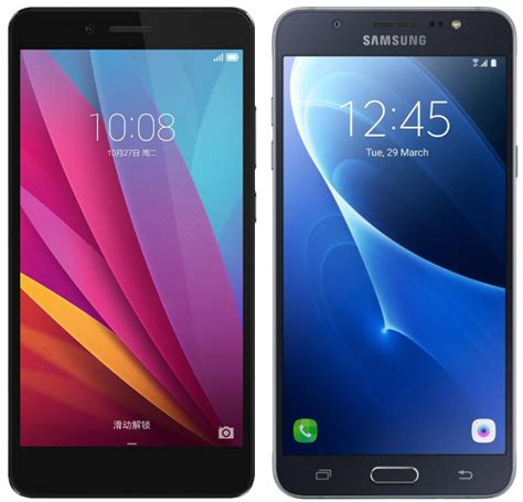 تعرف على الفرق التفصيلي بين هاتفي Galaxy J7 2016 و Huawei Gr5