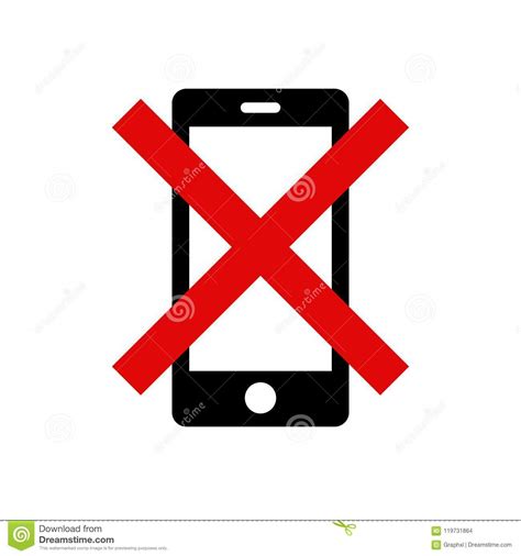 Please Silence Your Mobile Phone Warning Sign No 2 Vector