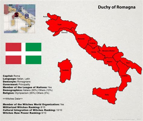 Sw Map Of Romagna By Thanytony On Deviantart