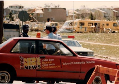 In 1985, an f4 category tornado ripped through barrie, ontario completely destroying our manufacturing facility along with. News teams witness immediate devastation of Barrie Tornado ...