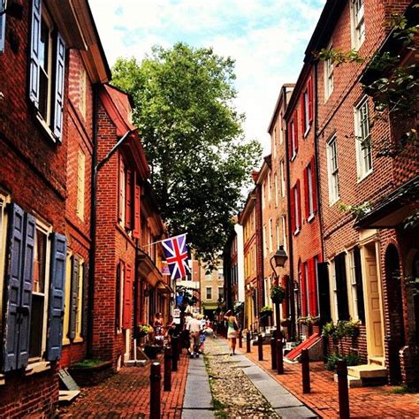 Elfreths Alley Philadelphia Pennsylvania Mid 1700s To Early 1800s