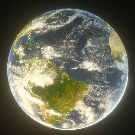 D Maps K Planet Earth TurboSquid