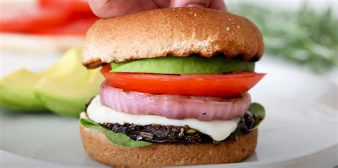 Portobello Mushroom Burger With Pesto Mayo Recipe Recipes Net