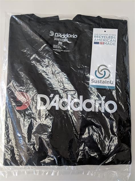 New Daddario Official Logo T Shirt Extra Large Xl Reverb