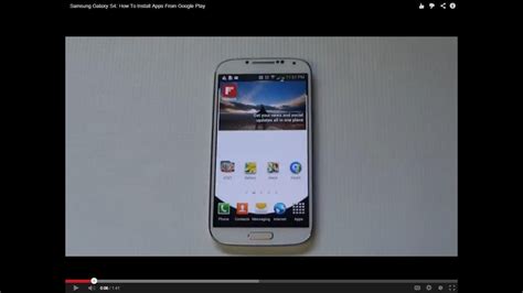 Wait until full download process. Samsung Galaxy S4: How To Install Apps From Google Play ...