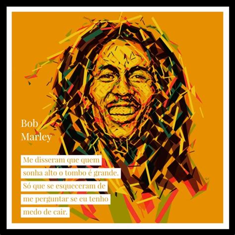 Sus canciones (y frases) siguen hoy en día transmitiendo un estilo de vida único, y forman parte. Quadro tombos - Por Bob Marley no Elo7 | Frases Soltas ...