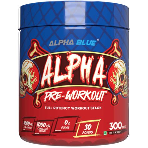 Alpha Pre Workout Alpha Blue Supplements