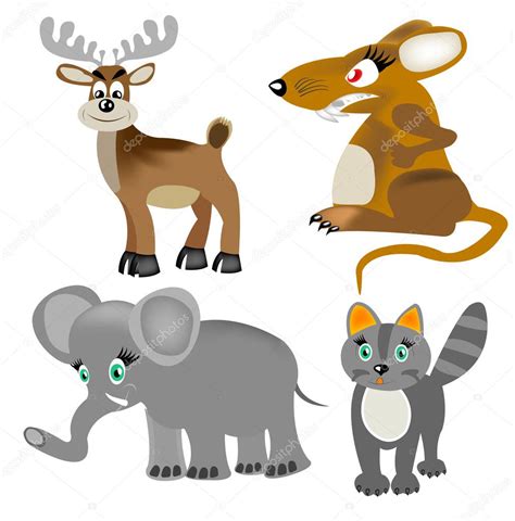 Illustrations Of The Beasts — Stock Vector © Cobol1964 4563004