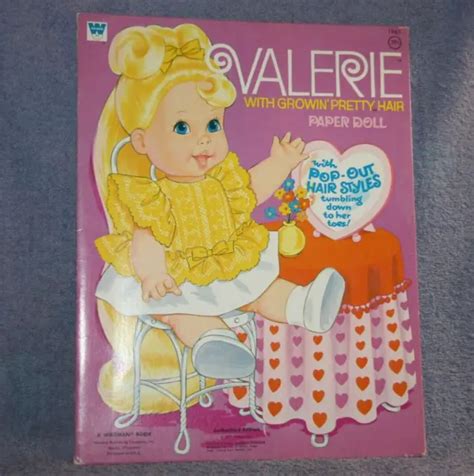 Vintage 1971 Mattel Paper Doll Book Valerie Uncut 1800 Picclick