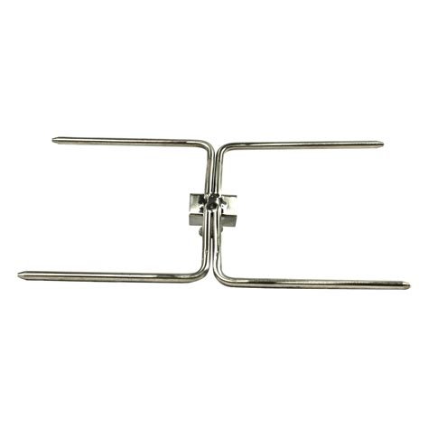 Small Stainless Steel Double Sided Rotisserie Bbq Prongsforks