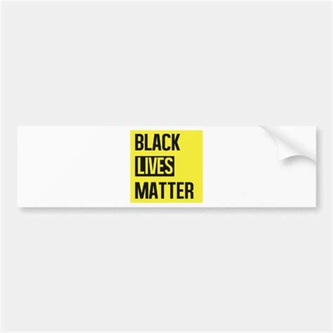 Black Lives Matter Bumper Sticker