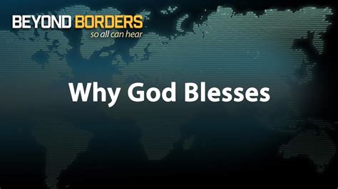 Why God Blesses By Pastor Dan Walker Messages Life Church St