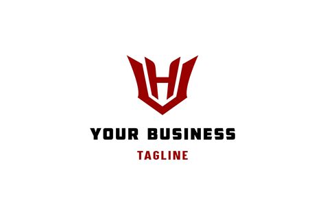 Vh Logo Design Illustration Par Strangerstudio · Creative Fabrica