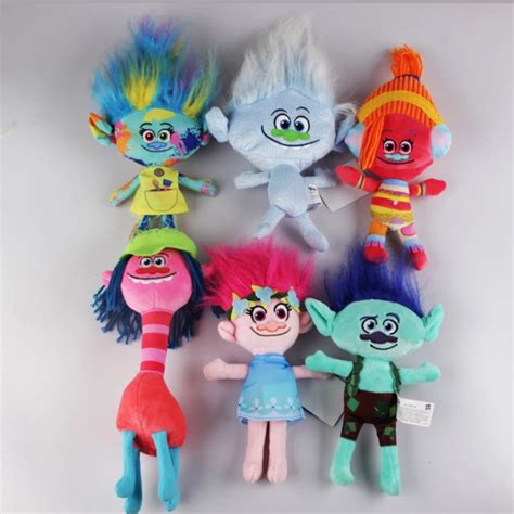 Movie Trolls Plush Soft Toys Dolls Poppy Guy Branch Stuffed Dolls Toys