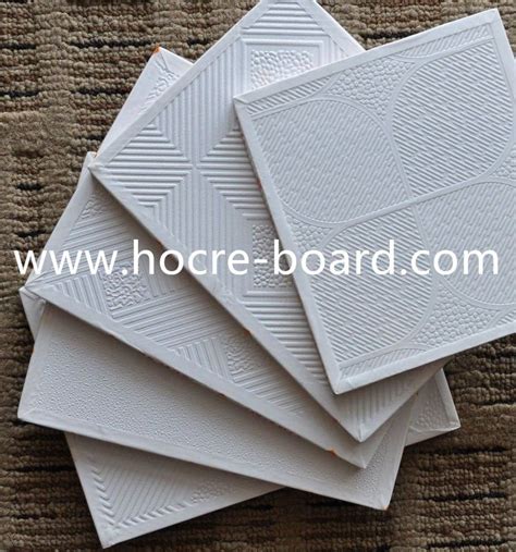 Fireproof magnesium oxide board,mgo ceiling,mgo floor,mgo acoustic panel. Pvc Coated Good looking Gypsum Ceiling Tiles/ Gypsum ...