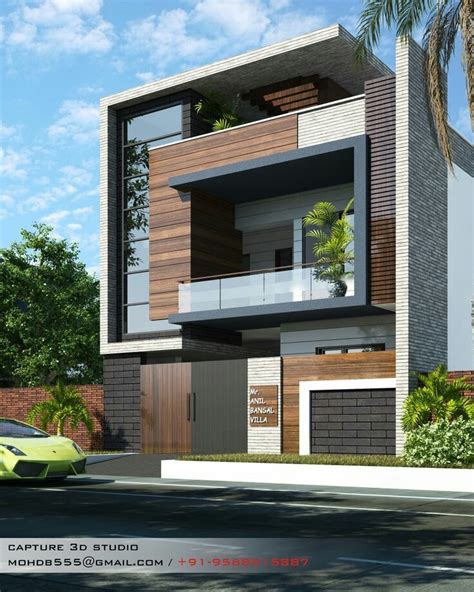 Front Elevation Designs For Two Floor House Home Alqu