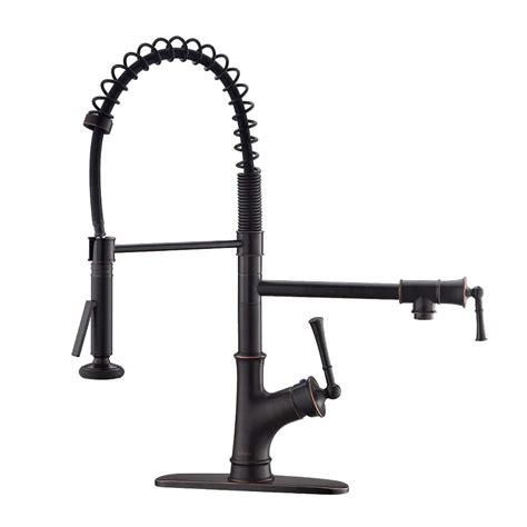 Buy Appaso Commercial Spring Pull Down Kitchen Faucet With Sprayer And